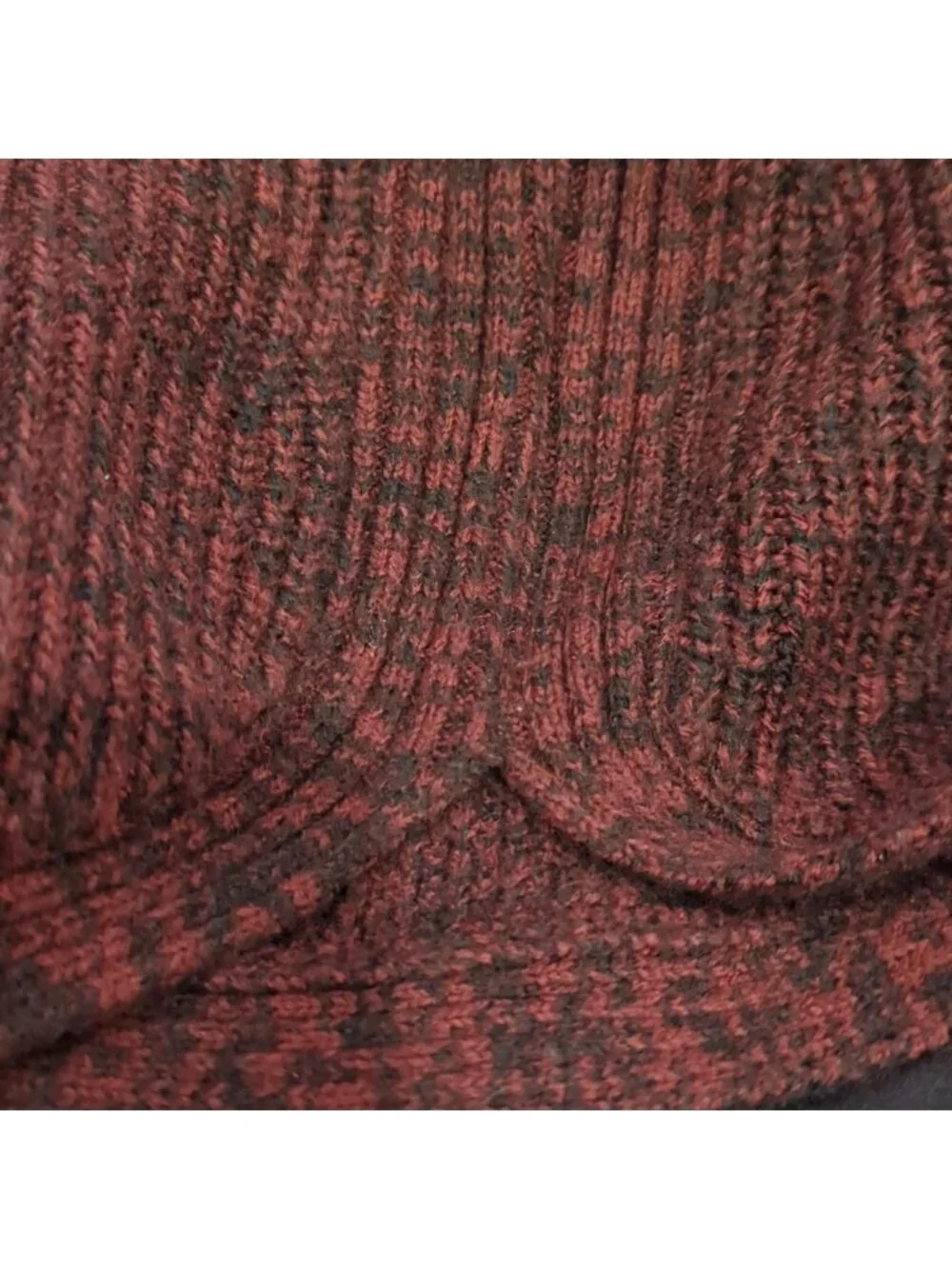 Style & co envelope neck robbed knit sweater